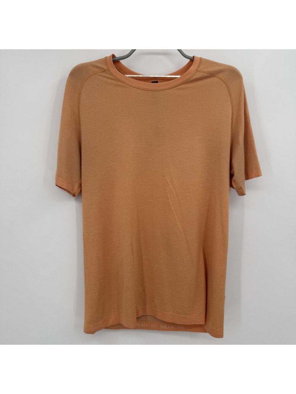 Lululemon Men's Metal Vent Tech Short Sleeve T-Shirt 2.0 size S Stoney Peach